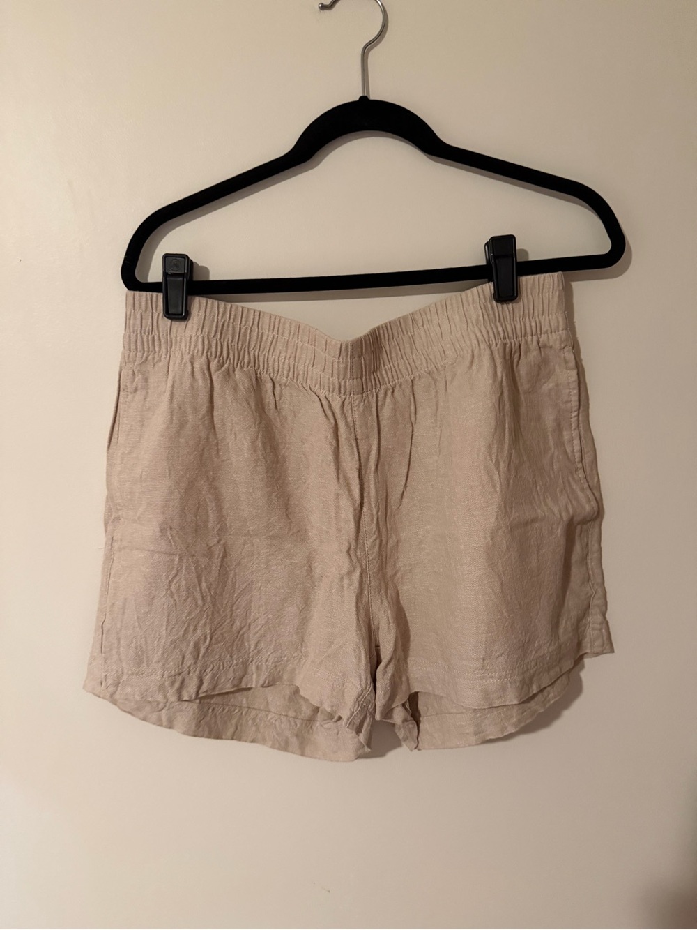 Old Navy Beige Linen-Blend Women's Shorts